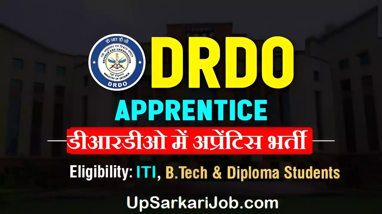 DRDO Apprentice Recruitment