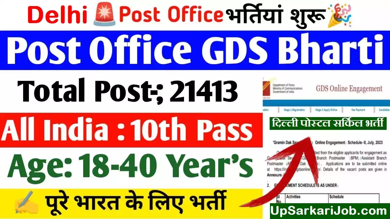 Delhi Postal Circle Recruitment