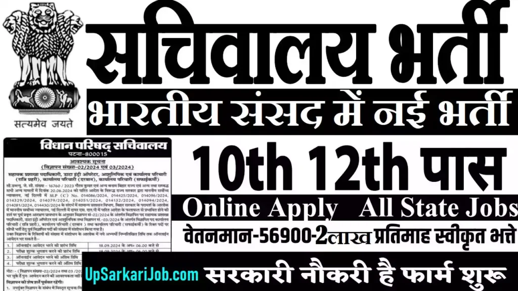 Lok Sabha Recruitment Parliament of India Recruitment