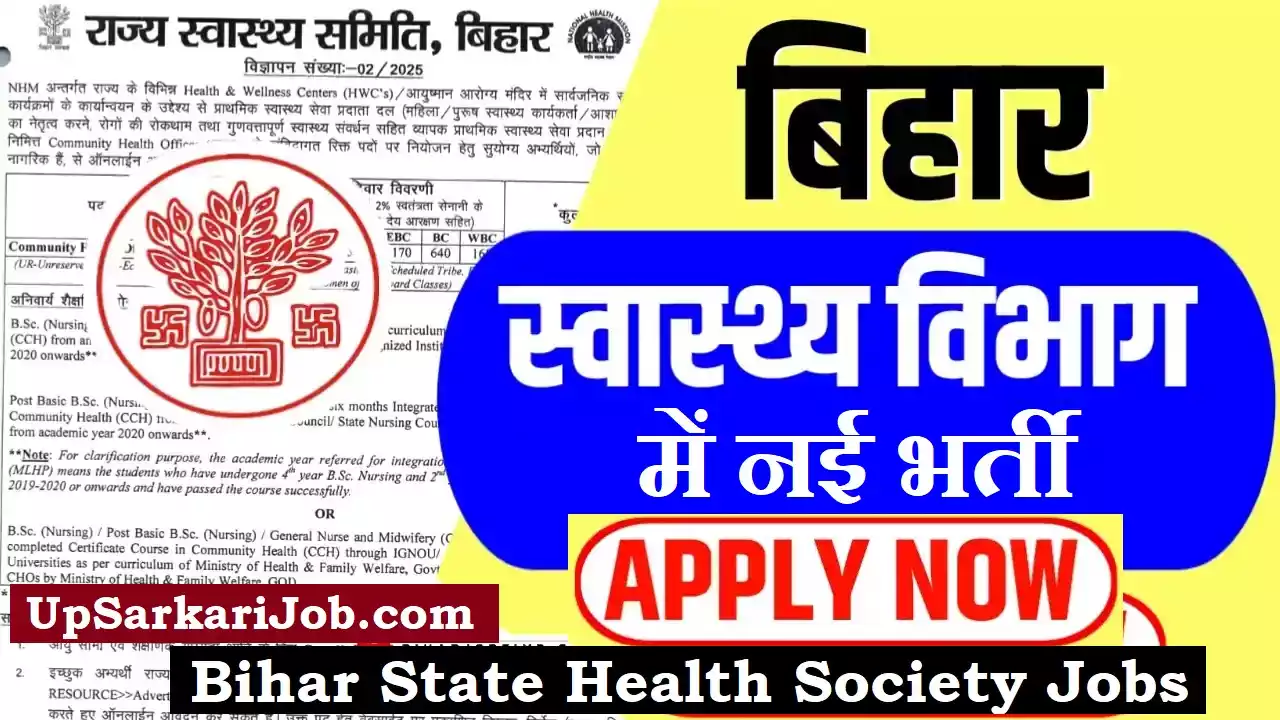 SHS Bihar Recruitment