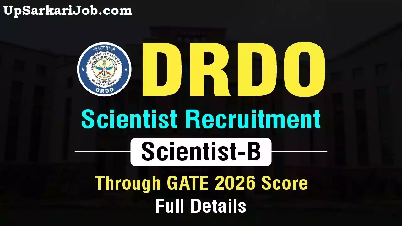DRDO Scientist b Vacancy