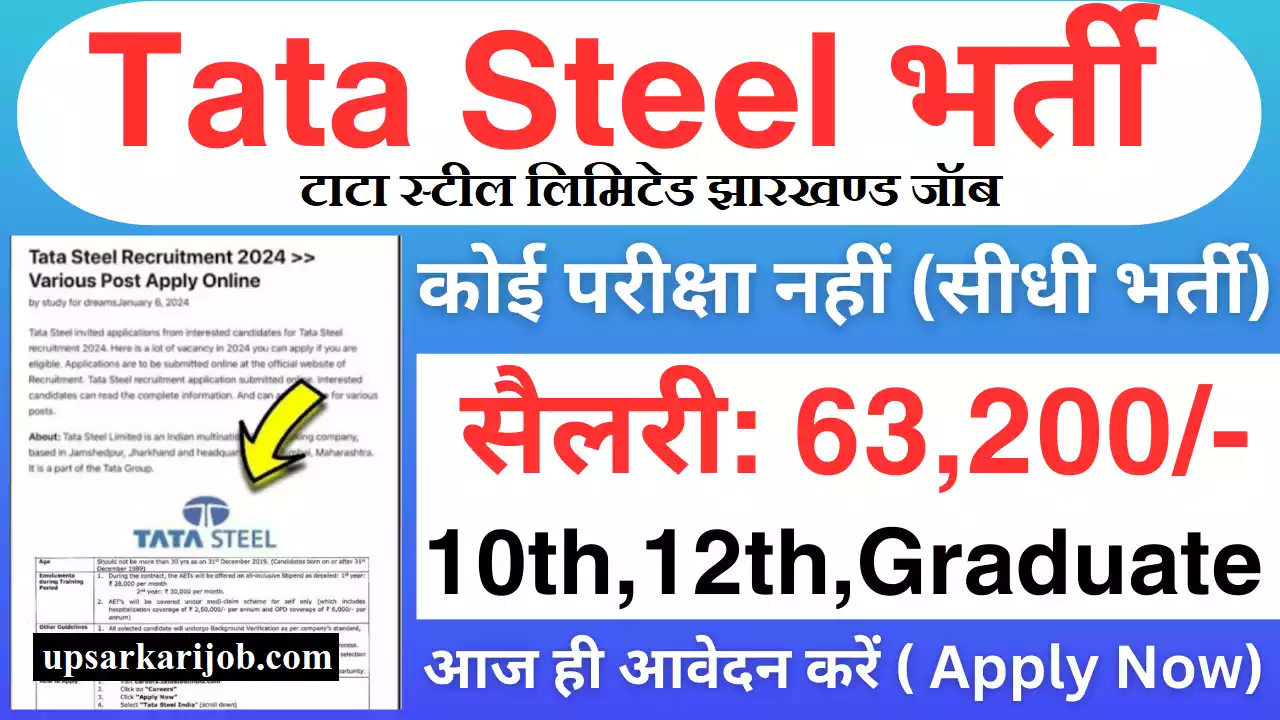 Tata Steel Limited Jharkhand Jobs