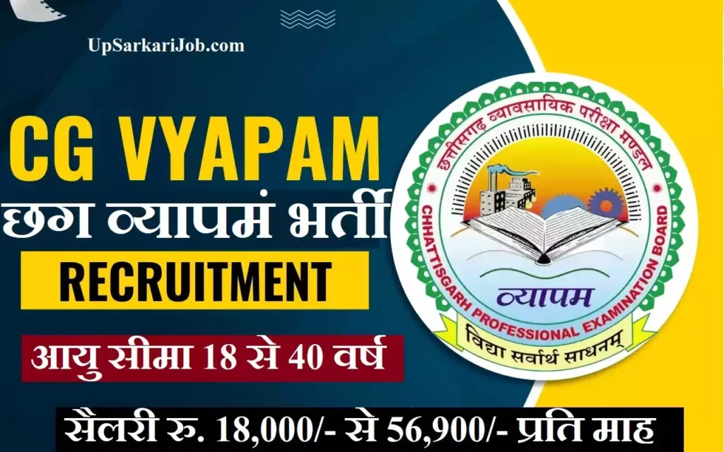 CG Vyapam Recruitment