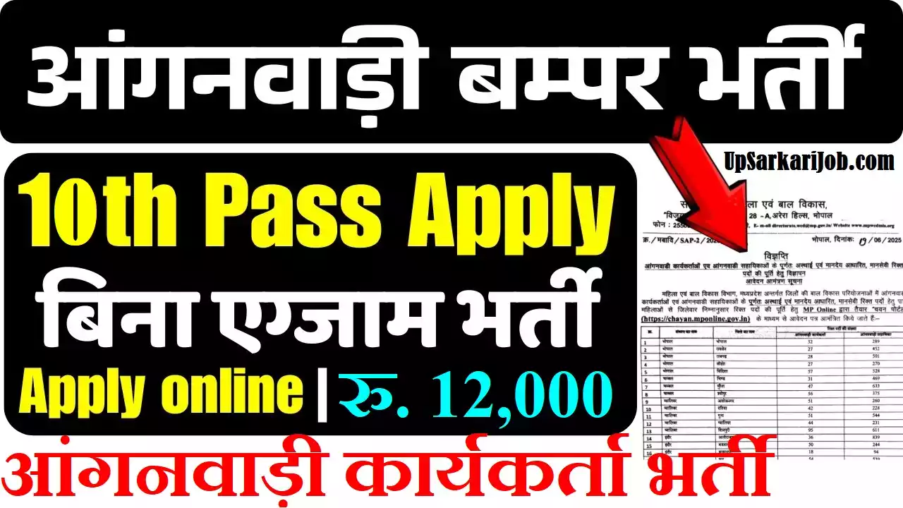 Anganwadi Worker Bharti