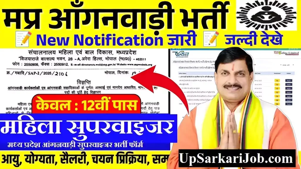 MP Anganwadi Bharti MP Anganwadi vacancy