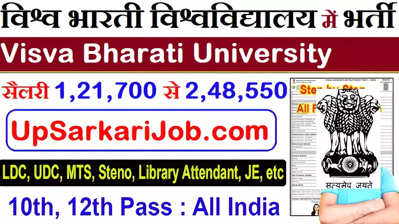 Visva Bharati Bharti Visva Bharati University Recruitment