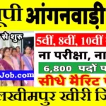 Lakhimpur Kheri Anganwadi Bharti 2026 : लखीमपुर खीरी में आंगनवाड़ी भर्ती