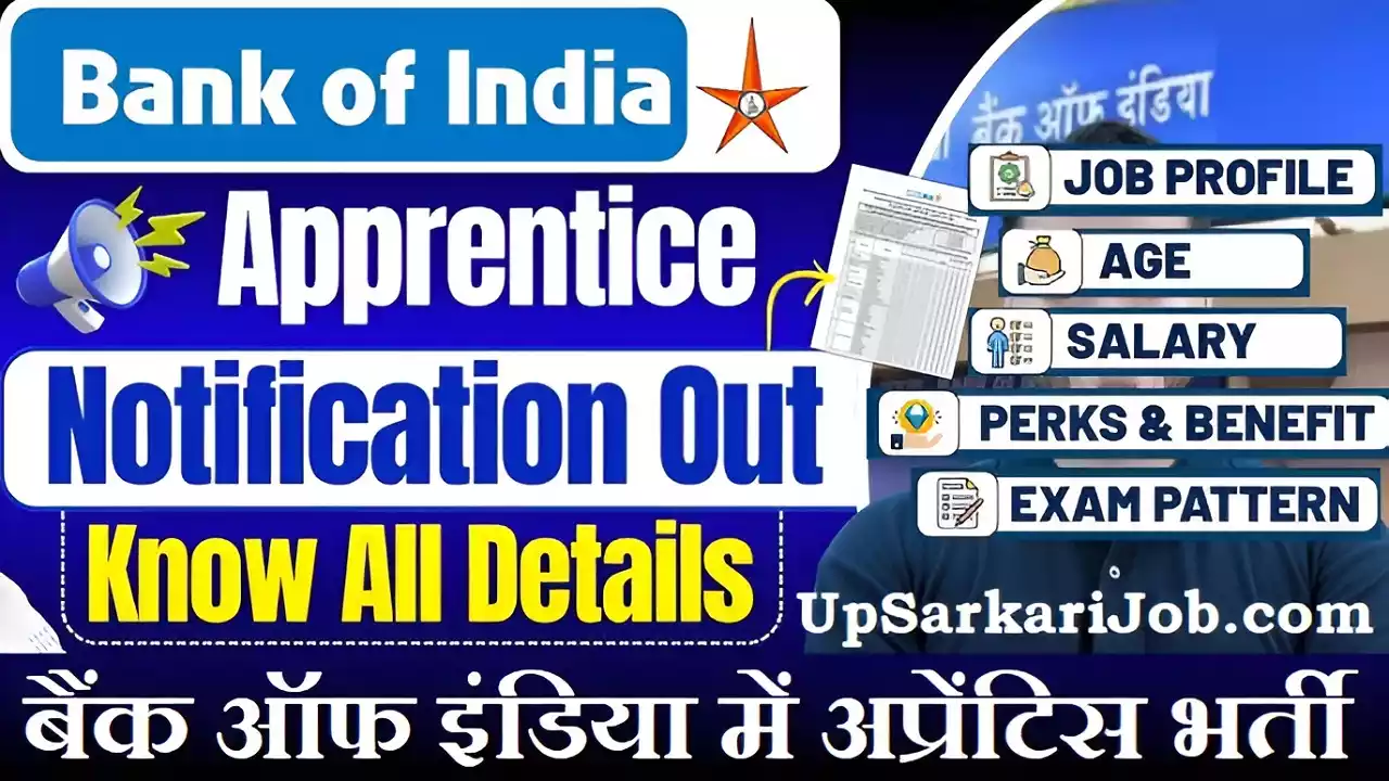 BOI Apprentice Bharti