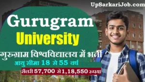 Gurugram University Faculty Bharti