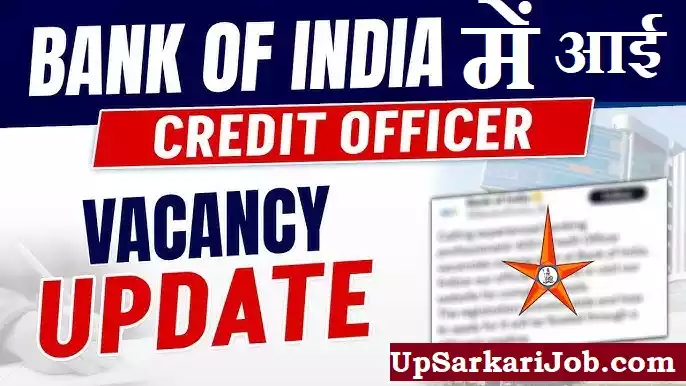 BOI Credit Officer Bharti