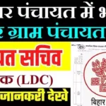 Bihar Gram Panchayat Bharti 2026 : बिहार पंचायत में 24492 भर्ती