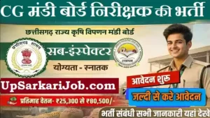 CG Mandi Nirikshak Bharti