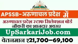 APSSB Special Bharti