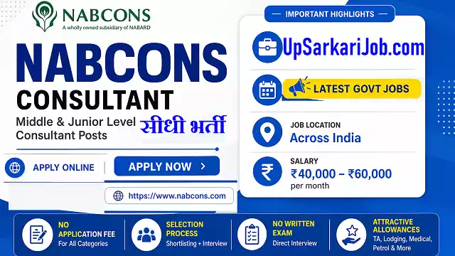 NABCONS Consultant Bharti