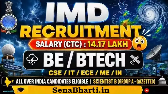 IMD Scientist B Recruitment
