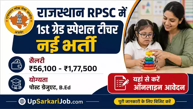 RPSC 1st Grade Teacher Bharti