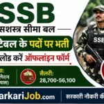 SSB GD Constable Bharti 2026: सशस्त्र सीमा बल में कांस्टेबल के पदों पर भर्ती