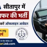 DLSA Sitapur Stenographer Bharti 2026: कोर्ट से रिटायर्ड स्टेनो के लिए मौका, यहाँ से ऑफलाइन फॉर्म डाउनलोड करें